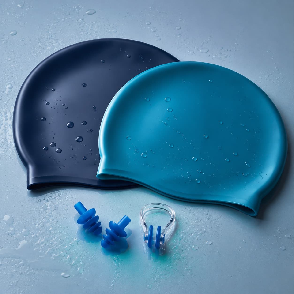 Swim Cap & Earplug Bundle